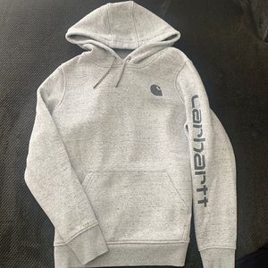 Carhartt Relaxed Fit Sweatshirt. Speckled Heather Grey. Size Small (4-6).